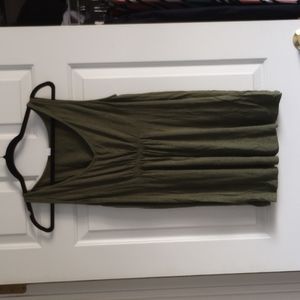 Olive green maternity tank